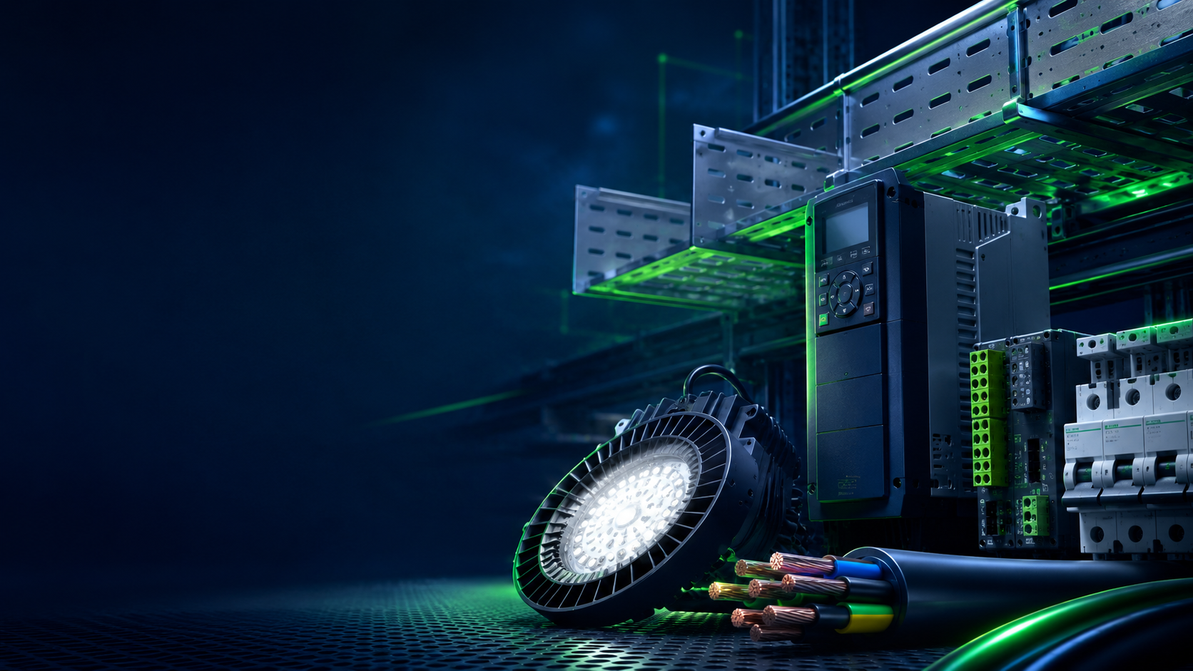 Control gear, automation products, drives and industrial electrical components supplied by R&M Distribution