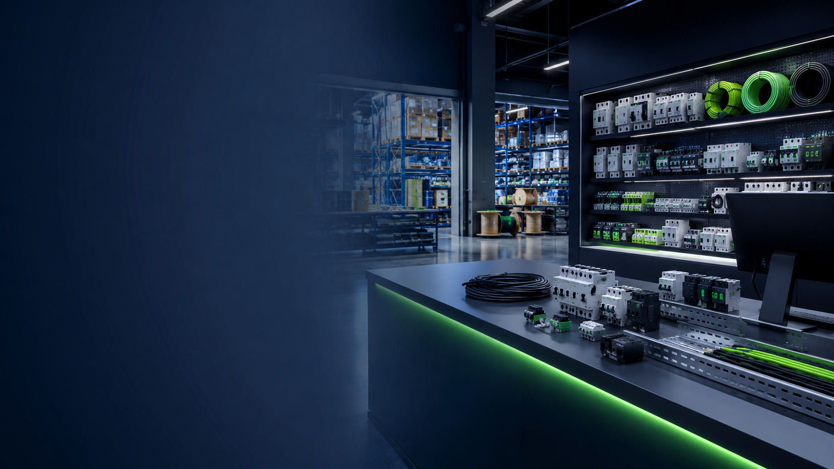 R&M Distribution trade counter and industrial electrical wholesale environment